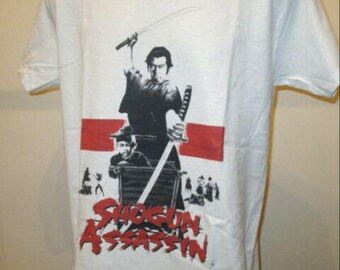 Shogun Assassin T Shirt EE193 Retro White Unisex Graphic Tee
