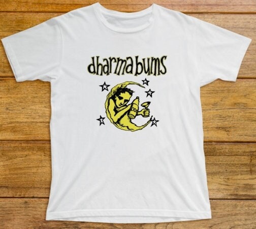 Dharma Bums T Shirt 608 Retro White Unisex Graphic Tee
