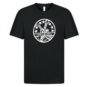 Camiseta unisex con gráfico retro negro de los 101ers 1105