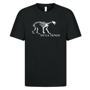Yo La Tengo T Shirt 1121 Retro Black Unisex Graphic Tee