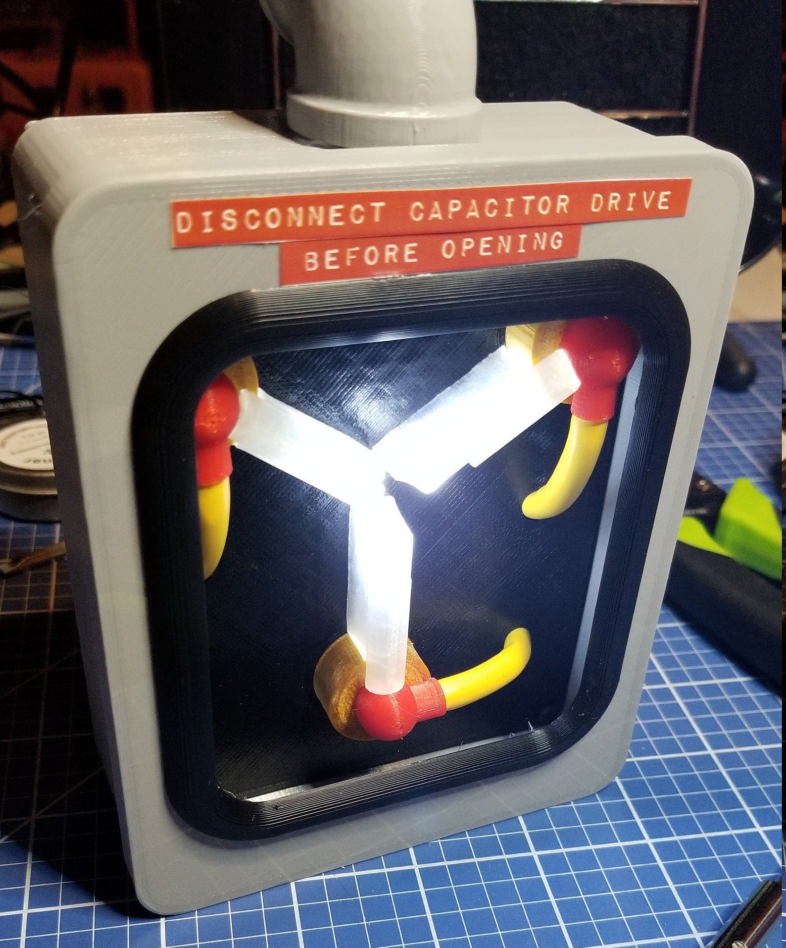 Mini Flux Capacitor 3D printed replica Etsy