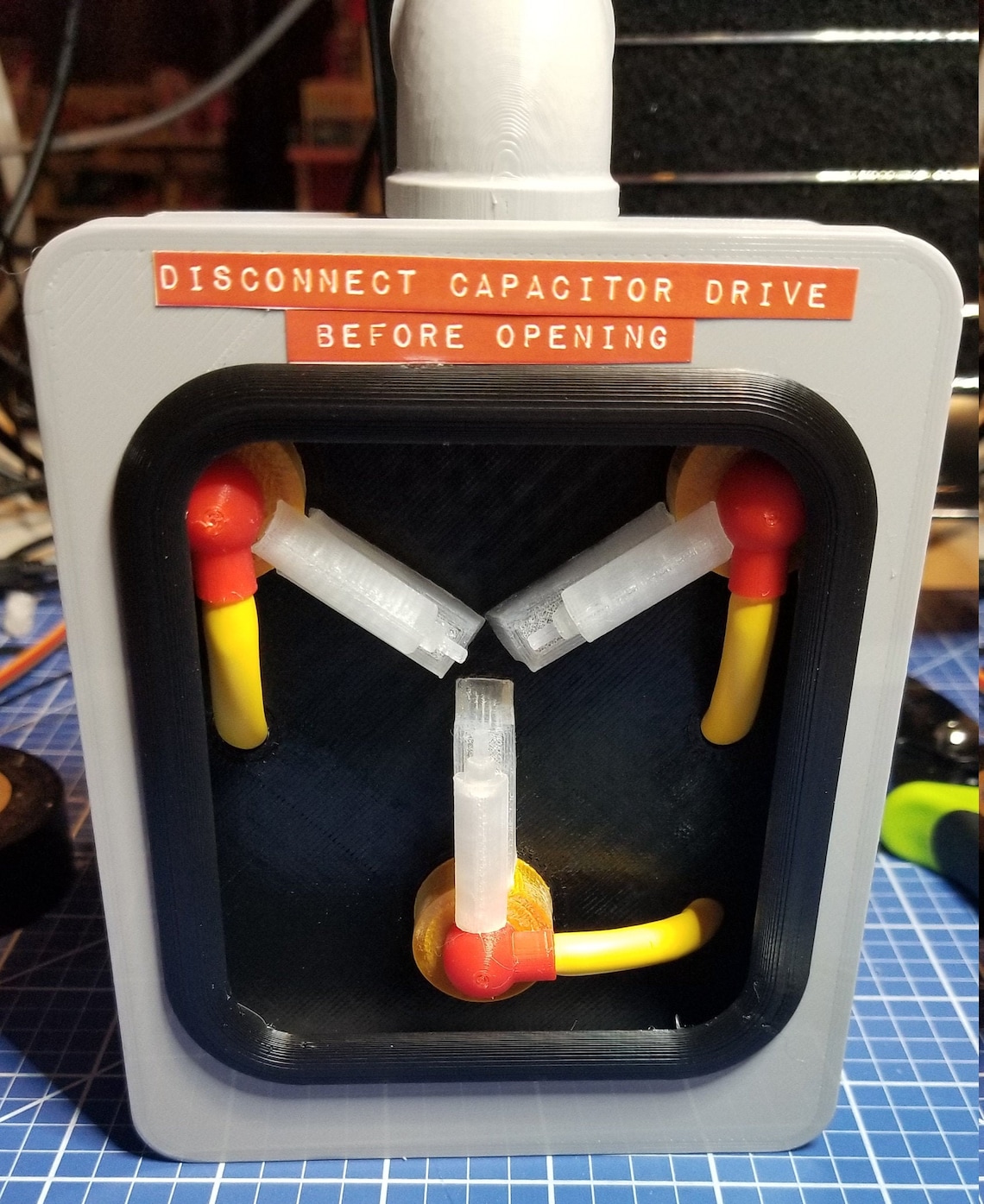 Mini Flux Capacitor 3D printed replica Etsy