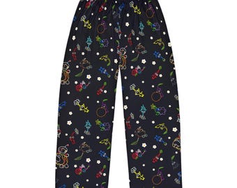 Uniseks pyjamabroek met Pikmin-patroon
