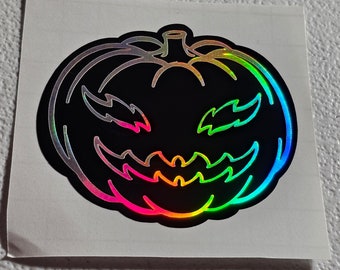 Cute Pumpkin Halloween Decal