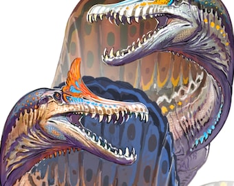 Pegatina de Spinosaurus