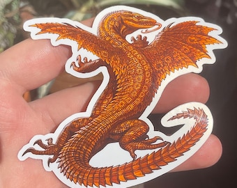 Ackie monitor dragon sticker