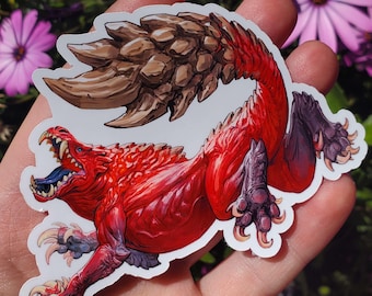 Monster hunter sticker: odogaron.