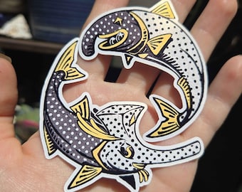 Sardine de poitrine stickers