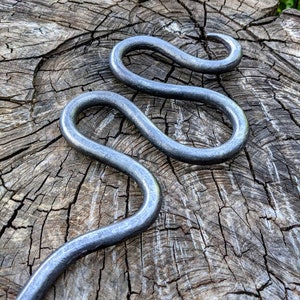 Medium-sized snake trellis, hand-forged