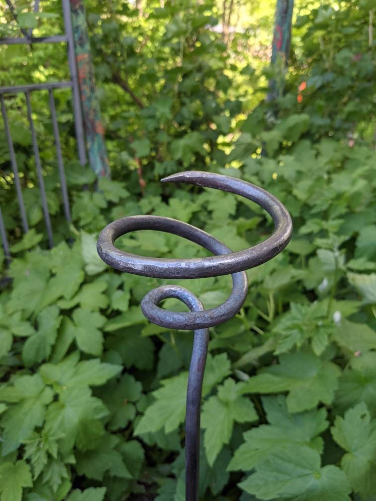 Rod Trellises Small Whirlwind Trellis Rod Hand-forged | Etsy