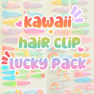 Kawaii Hair Clip Lucky Pack