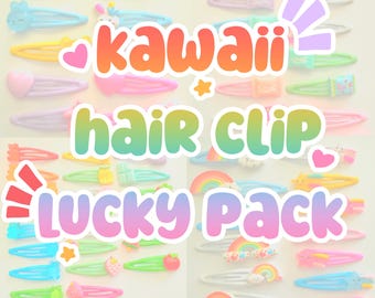 Kawaii Hair Clip Lucky Pack