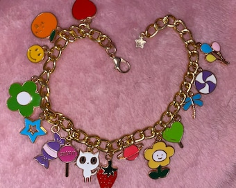 Customizable Charm Bracelet: Choose Your Charms & Closure