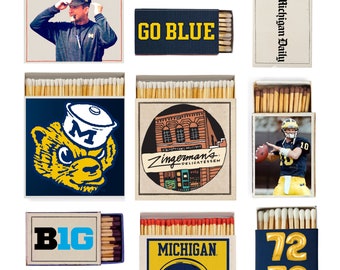 Customizable Michigan Matchbook Print