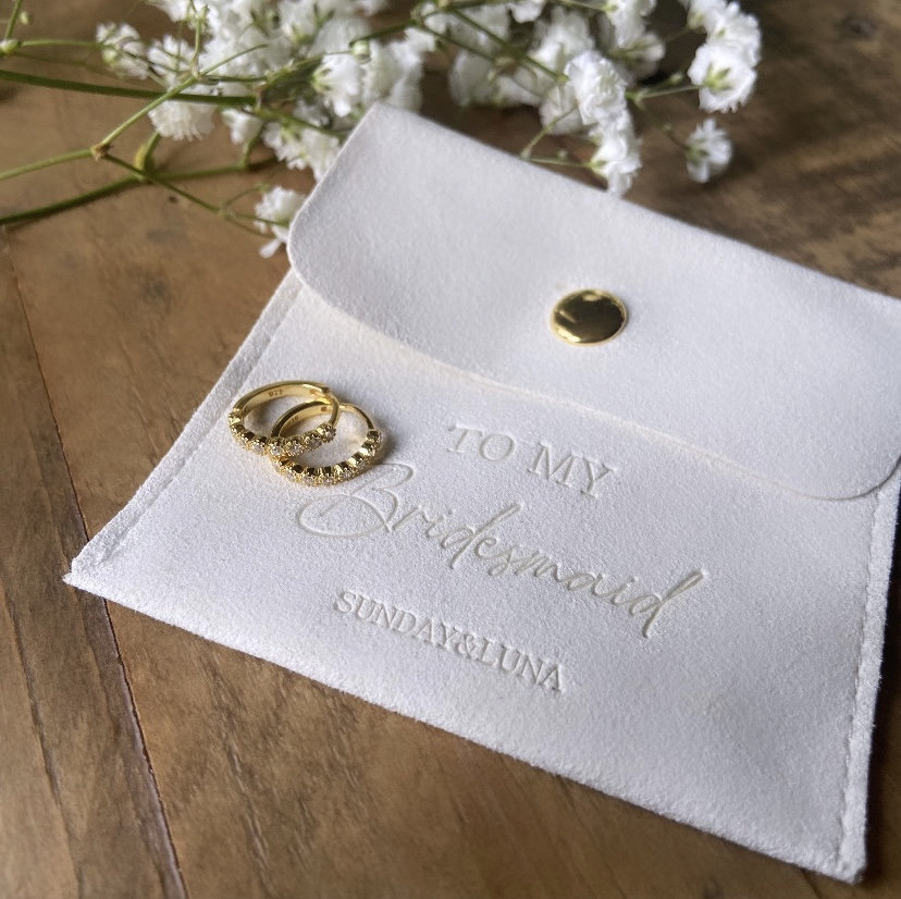 Bridesmaid Jewellery gift pouch, Bridesmaid Gift, Bridesmaid Proposal, Bridesmaid Box, Hen Do gift, Maid of Honour