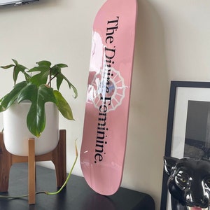 The ORIGINAL the Divine Feminine Skateboard Deck | Wall Art Mac Miller Inspired Music Hiphop Rap TikTok