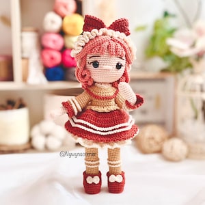 Crochet Amigurumi Doll Pattern: Charlotte Doll Tutorial (PDF)