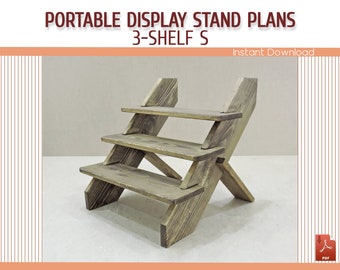 Collapsible Display Stand DIY Plans – Portable Craft Fair Stand (PDF Download)