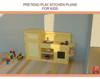 Play kitchen woodworking plans online
