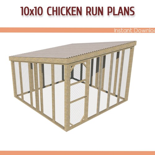 Small Chicken Coop Building Plans Etsy