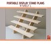 Portable Craft Fair Display Stand Plans, Wooden Display Stand, Cupcake Stand DIY Plans - Download PDF 