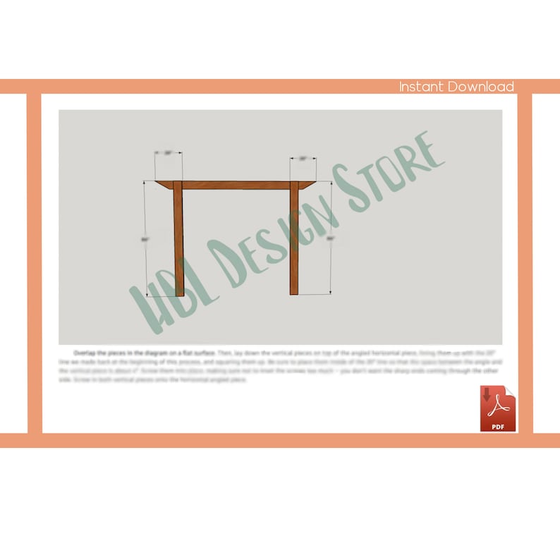 Stylish Wedding Arch Plans