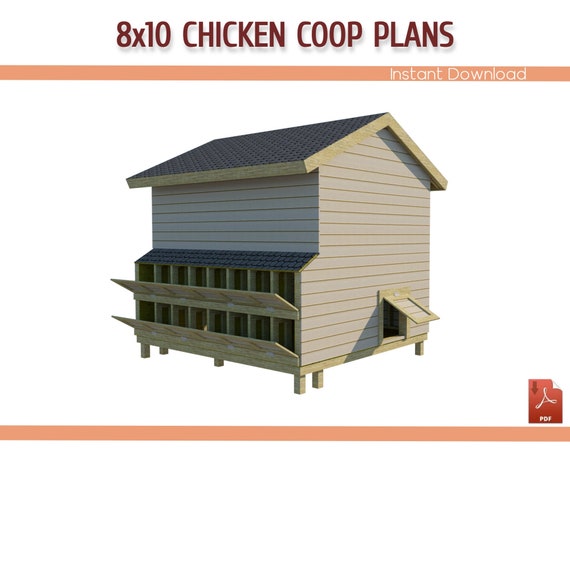 Kids Wood DIY Art Kit - Farm Chicken - 8 3D Round