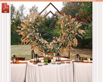 DIY Diamond Wedding Arch Plans – Backyard Ceremony Trellis (PDF Download)