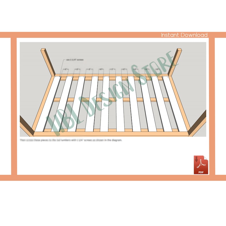 Montessori Bed Queen Size Toddler Floor Bed With Slats Plan Etsy