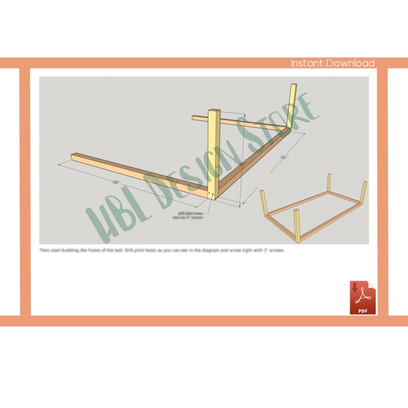 Montessori Floor Bed with Rails Plan for Toddler