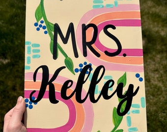 Painted Clipboard, Teacher Clipboard, Hand painted Clipboard, Teacher Gift, Para Gift, Nurse Clipboard, School Supplies, Office Supplies