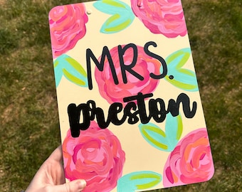 Painted Clipboard, Teacher Clipboard, Hand painted Clipboard, Teacher Gift, Para Gift, Nurse Gift, School Supplies, Office Supplies