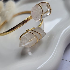 Rock Crystal Bangle I Gemstone I Gift