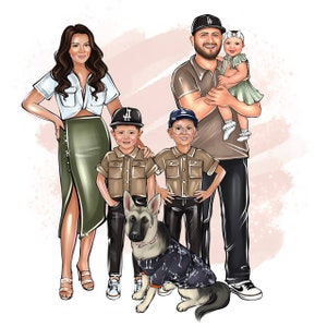 Family Business Logo,Family Logo Design,Family Logo,Group Logo Portrait,Group Caricature Logo,Custom Cartoon Logo,Avatar Logo,Digital Logo