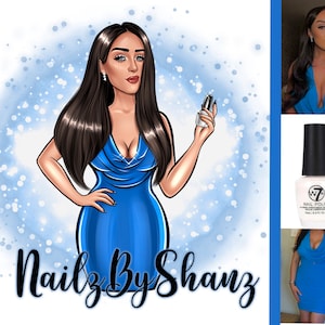 Nail Artist Logo,Nail Designer Logo,Nail Saloon Logo,Nail Studio Logo,Nail Tech Logo,Cartoon Logo,Custom Cartoon Logo,Cartoon Business Logo