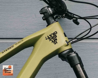 ¿Está bien mi bici? - Vinilo decorativo para exteriores para tu bici, coche, ventanas, botellas y tazas. ¡Pegatina divertida para bicis!