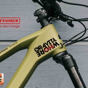 DECAL Gravity Wh0re - Outdoor Vinyl Decal for your Bike or Cars, Windows, Bottles, Mugs. Funny Sticker.