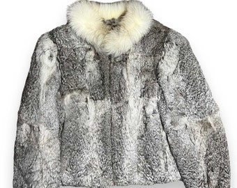 Vintage Rabbit Fur Jacket by Split End Ltd.