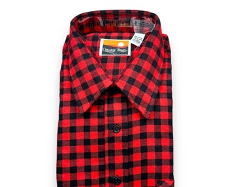 Ozark Trail Plaid Shirt D/S NWT Size L