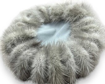 60s Fur Pillbox Hat