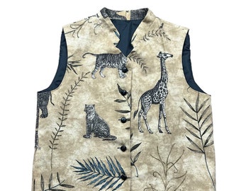 Gilet à imprimé animal