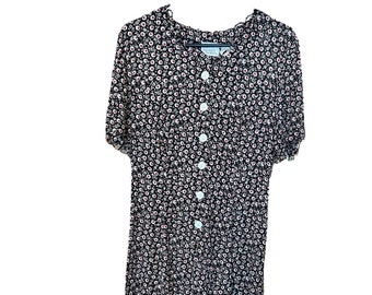 Halmode Petites Floral Print Dress Size 10