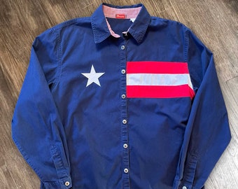 Wrangler American Flag Long Sleeve Women's Shirt