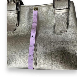 Tignanello Gold Leather Handbag image 8