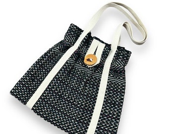 Nubby Fabric Shoulder Bag by Shuttle Works