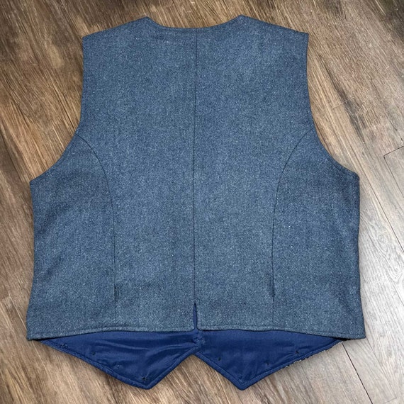 Ashley Hill Flannel Vest Boho Moose Design Size XL - image 2