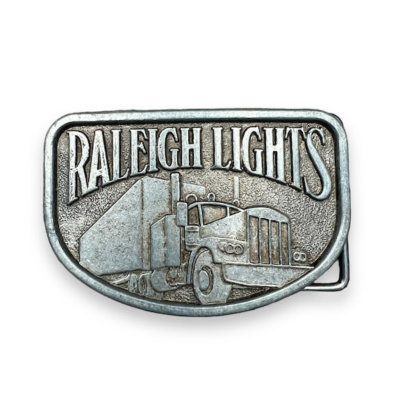 Raleigh Lights Pewter Belt Buckle