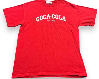 Coca-Cola Embroidered Tee Shirt Size M