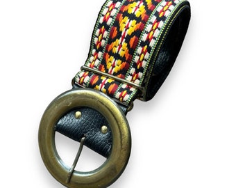 Embroidered Boho Belt