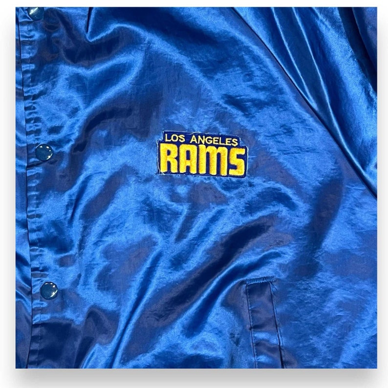 Veste vintage en satin Los Angeles Rams de Chalk Line Taille M/L image 6